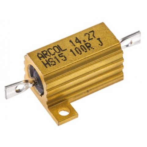 HS 15W 100R J HEATSINK RESISTOR 5%